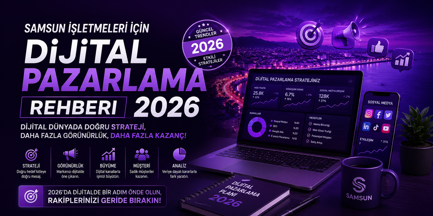 Samsun İşletmeleri İçin Dijital Pazarlama Rehberi 2026