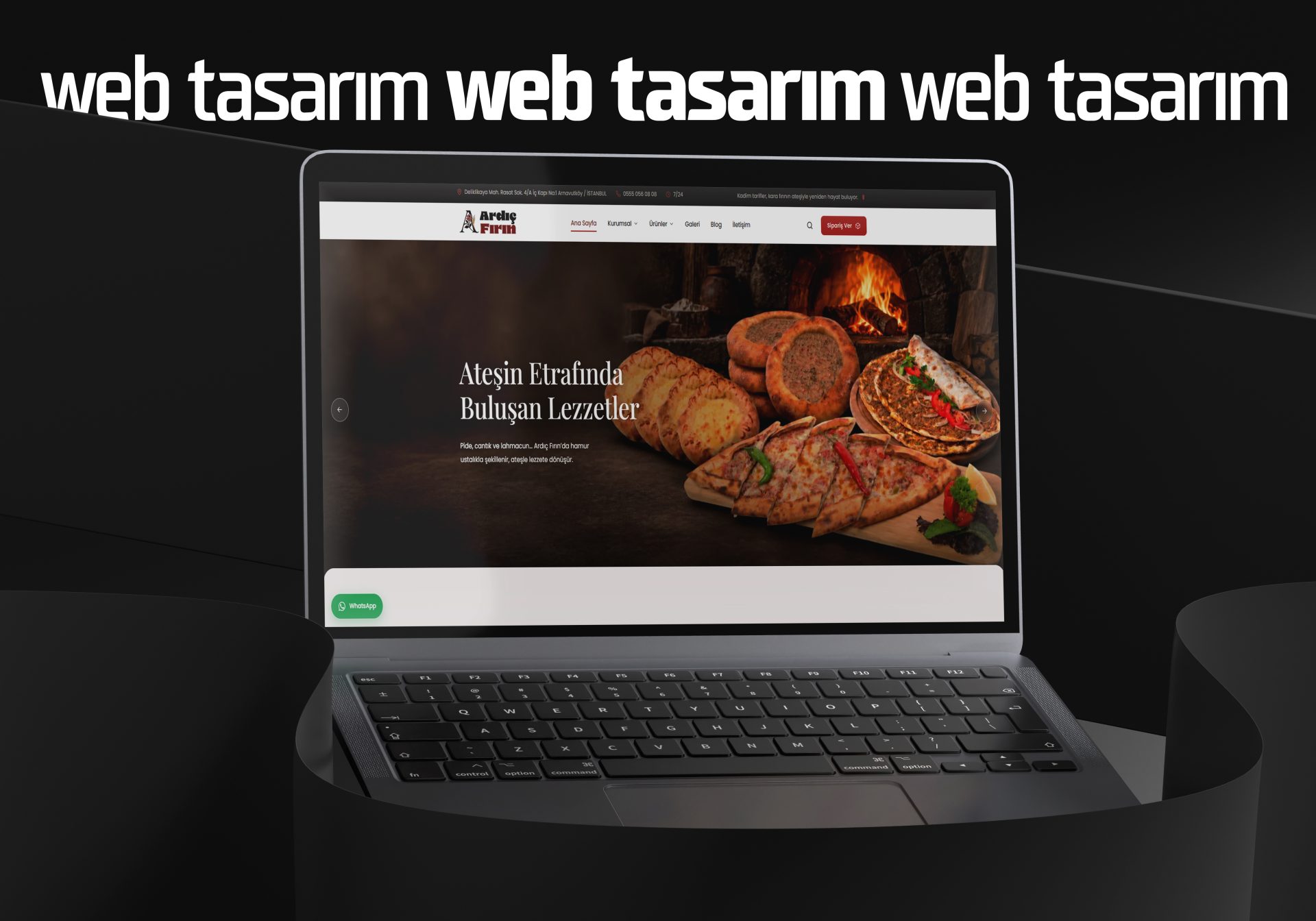Ardıç Kara Fırın — web tasarım projesi